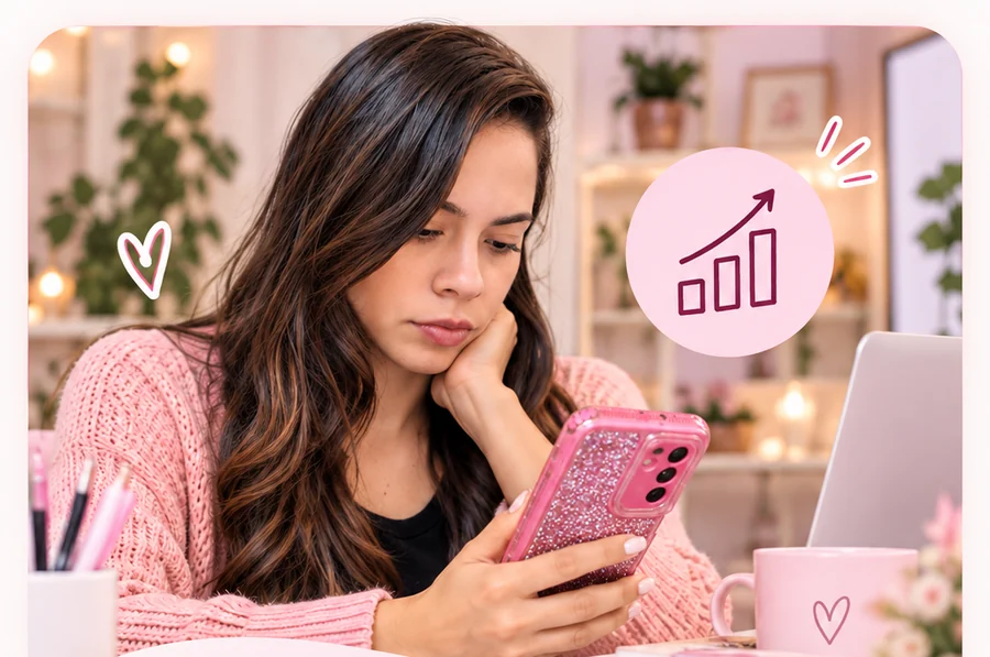 Jash trabajando desde casa con su teléfono y computadora
